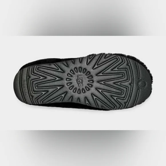 UGG Women's CLASSIC COZY BOOTIE Slipper Shoe Wmns 10 BLACK - Picture 4 of 7